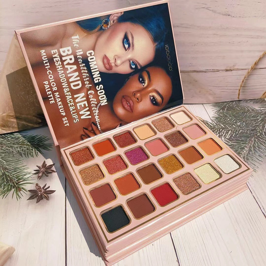78-Color All-In-One Makeup Book Palette – Matte & Shimmer Eyeshadow, Blush, Highlighter & Lipstick